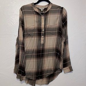 Lucky Brand Henley Flannel